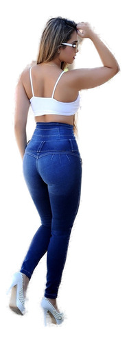 Jeans De Mezclilla De Talla Grande Con Temperamento Sexy Y M