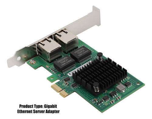 Placa De Rede Pci-e I350t2m Pcie Com Porta Dupla Para Chip I