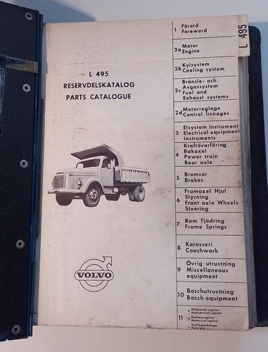 Manual Despiece Camion Volvo L 495 Catalogo De Repuestos
