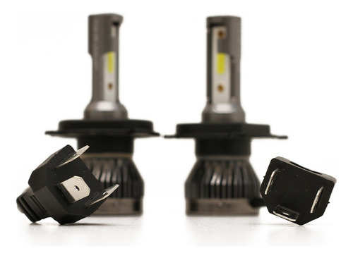 Kit Cree Led Y3 + Muelitas Led De Regalo H4 Negro Blanco Frío