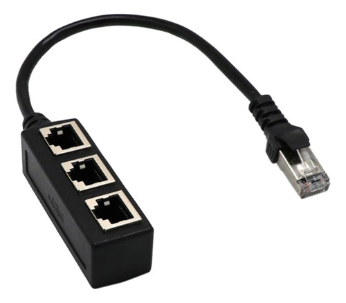. Cable Divisor De Ethernet Rj45, Rj45 1 Macho A 3 X Puerto