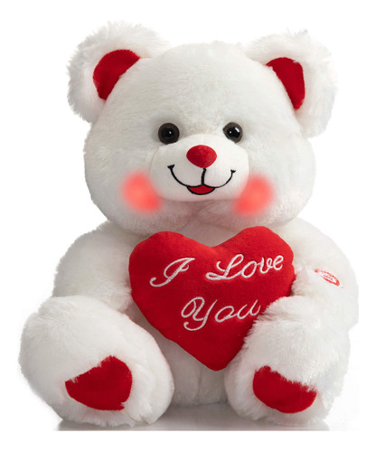 Hollyhome Oso De Peluche Con Corazon De Peluche Que Dice Te