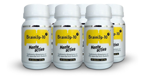 Imagen 1 de 2 de Vitamina Brainup10 Pack 6 Meses/antioxidante Shilajit Andino