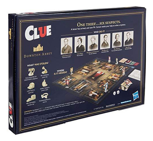 Clue Downton Abbey - Juego De Mesa
