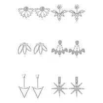 Comprar Aretes De Flor De Loto Aretes De Circonita Cúbica