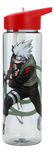 Naruto Kakashi Kanji Botella De Agua De Pared Simple De 24 O