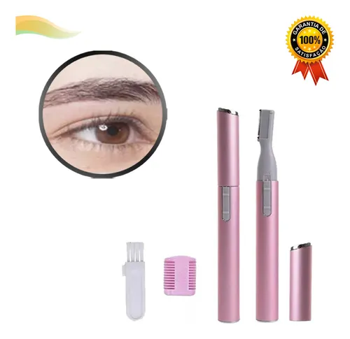 comprar Caneta Depiladora Aparador Para Sobrancelha Portatil À Pilha Cor Rosa 110V\u002F220V