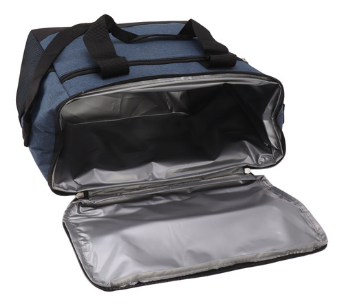 Bolsa Frigorífica Plegable Color Cian, 15 L, Con Aislamiento