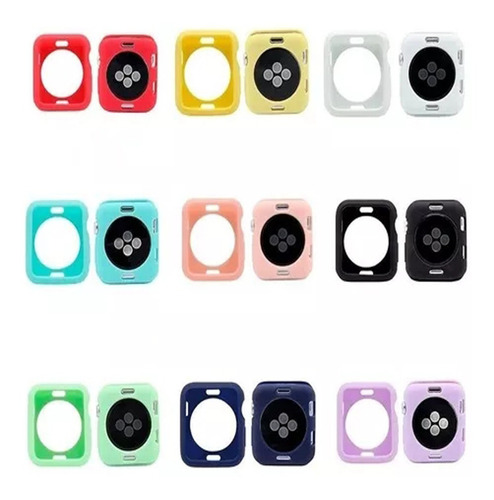 Kit Case + Pulseira Silicone App Smart Watch + Película E076