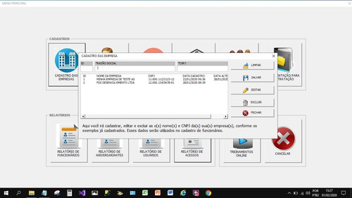 Cadastro De Funcionários Em Excel Vba