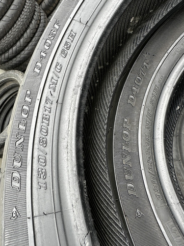 Par De Pneu Dunlop Harley Davidson 130/80-17 X 180/65-16 (Usado)
