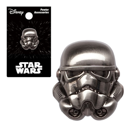 Imagen 3 de 3 de Star Wars Stormtrooper Lapel Pin Original