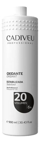 Oxidante Profissional Cadiveu 900ml - Escolha O Volume Escolha O Volume Ox  20 Volumes 6% De 900ml