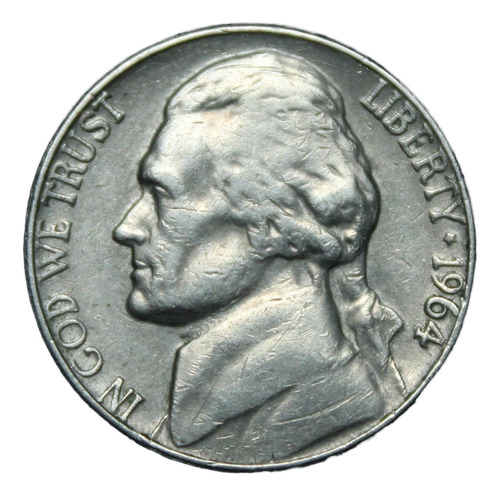 Np* Moneda Usa - 5 Cents 1964 - Km# A192 (Usado)
