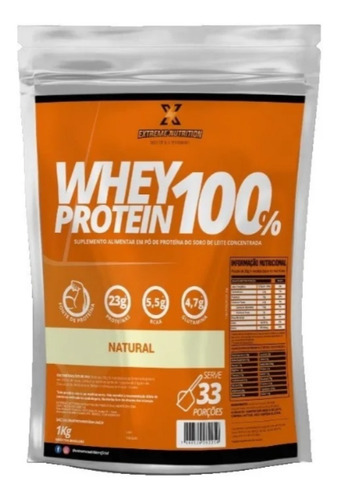 Whey Protein Concentrado Suplemento Alimentar 1kg Rende Mais