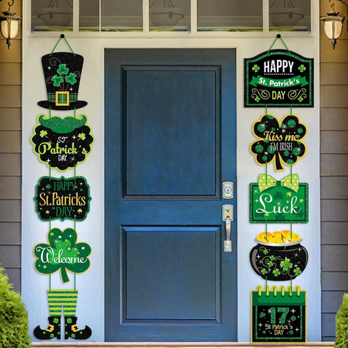 Tarjetero Irlandés Para Decoración De Fiesta Del Día De San