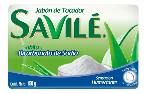 Savile Jabón En Barra Bicarbonato De Sodio Individual 150g