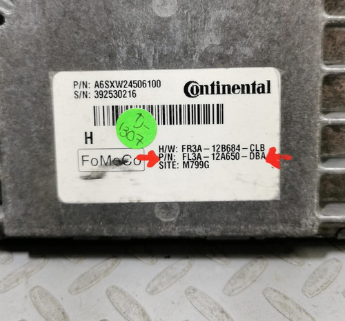 Computadora Motor Ford F150 2015-2016-2017 5.0 Fl3a12a650dba (Usado)