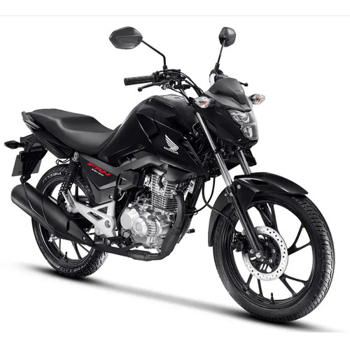 Moto Honda Cg 160 Fan Preta 2025 2025 0km Com Garantia