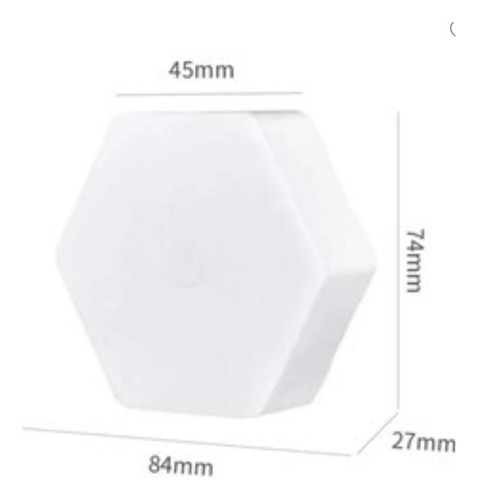 Lámpara Led Hexagonal Multicolor Control Remoto
