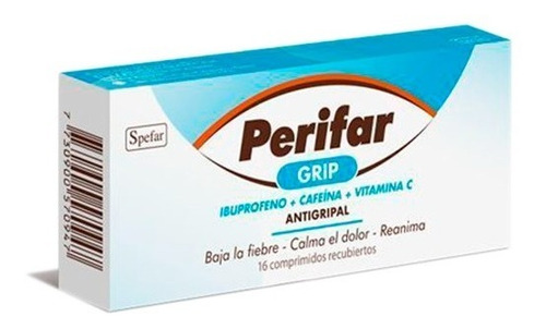 Perifar® Grip X 16 Comp - Antigripal + Cafeína + Vit C