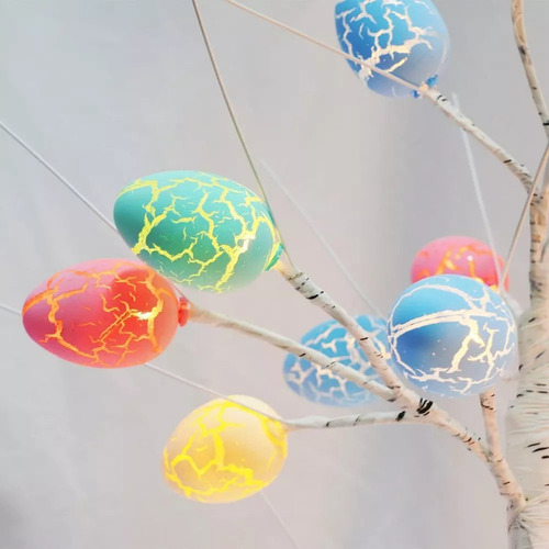 Luces Led Para Decoración Del Hogar Con Huevos De Pascua