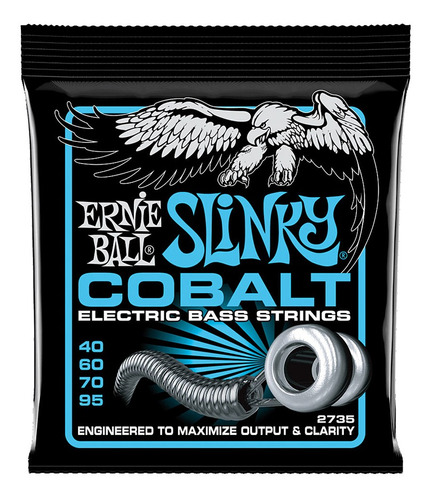 Encordado Para Bajo Ernie Ball Slinky Cobalt 45-100 O 40-95