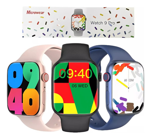 Relógio Smartwatch W29 Com Gps Notificações Nfc Com Caixa Preto Pulseira Preto Bisel Preto Desenho Da Pulseira Esportiva