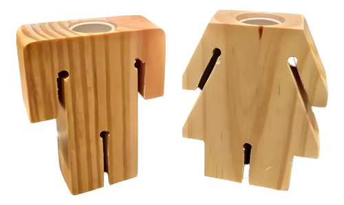 Lampara Velador Infantil Moderno Nene Nena Madera Figura Car