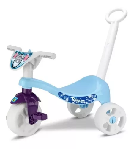 Triciclo Motoca Infantil Ice Com Haste Tchuco Samba Toys