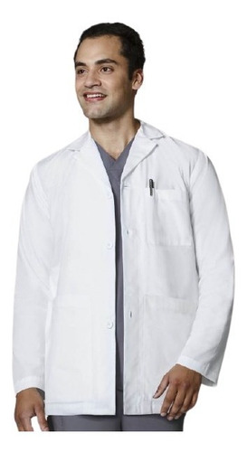 Bata De Medico Blanca Para Caballero Marca Wonderlab Talla L