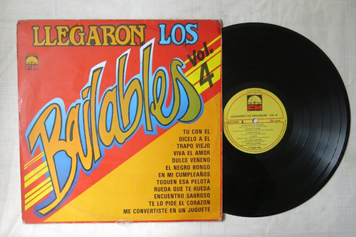 Vinyl Vinilo Lp Acetato Llegaron Los Bailables Vol 4 Tropica