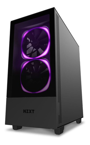 Imagen 6 de 6 de Gabinete Gamer Nzxt H510 Elite Media Torre Cris/temp Black