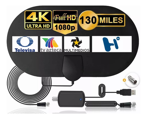 Antena De Tv Digital Para Interiores Antena Hdtv 4k 1080p