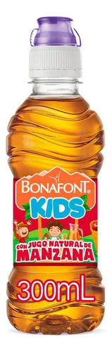 Agua Con Jugo Natural De Manzana Bonafont Kids 300ml