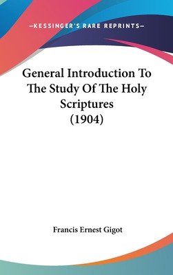 Libro General Introduction To The Study Of The Holy Scrip...