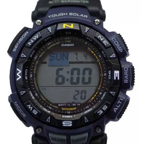 Reloj Casio Pro Trek Solar Triple Sensor - Tela Chile