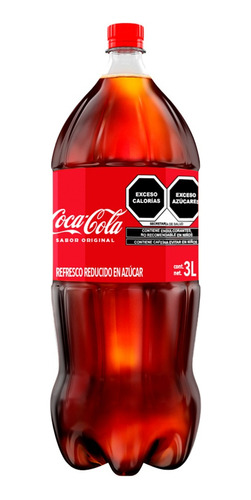 3 Pack Refresco Cola Coca Cola 3 L