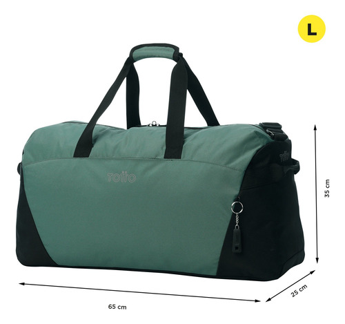 Totto Maleta Deportiva - Bolsa De Viaje | Active Pro L Verde Lisa