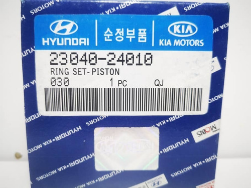 Anillos Hyundai Excel 1.3 (0.30=0.75)