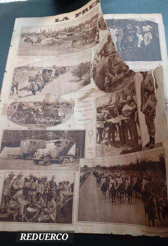 Suplemento La Prensa Año 1927 Reyes En Galicia I. Bernasconi (Usado)