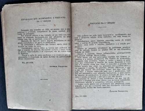 Método Prático De Análise Lógica - Antenor Nascentes - Prefácio De Fausto Barreto - 1937 (Usado)
