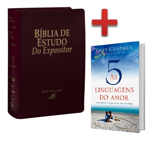 Bíblia Do Expositor + Livro As 5 Linguagens Do Amor 