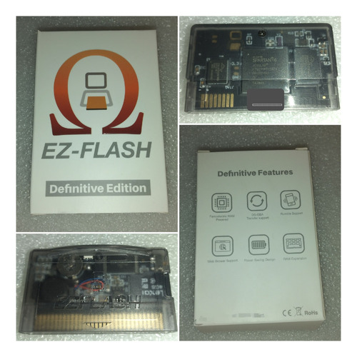 Ez Flash Omega Definitive Edition Nueva + 32 Gb 4000 Extras
