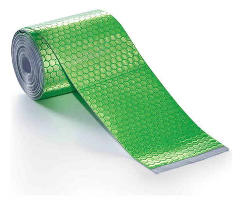 Cinta Adhesiva Reflejante Reflex Betterware | 3m X 5cm Verde Reflex