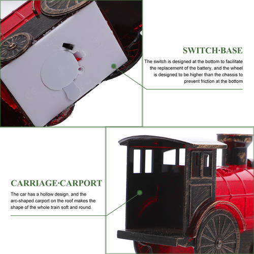 Adorno Clásico De Modelo De Tren, Diseño De Tren Simulado, 1