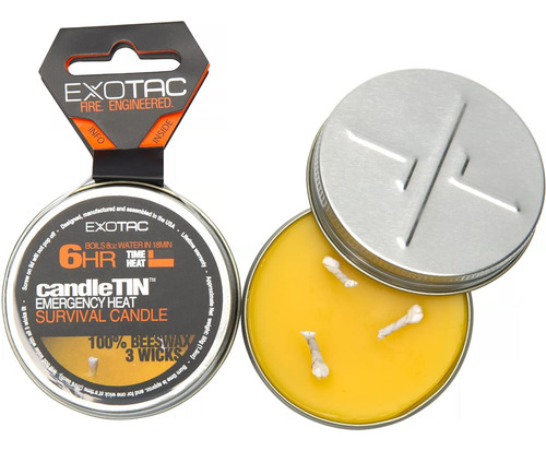 Exotac Candletin - Vela Aromática De Cera De Abejas