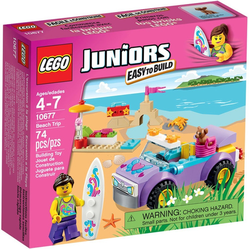 Lego 10677 Juniors Beach Trip Passeio Pela Praia