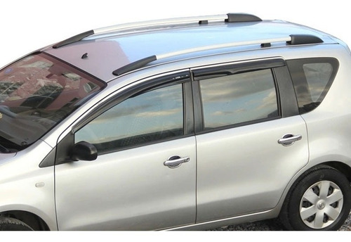 Imagem 2 de 8 de Rack Longarina Teto Aluminio Decorativo Livina Xlj014- Prata