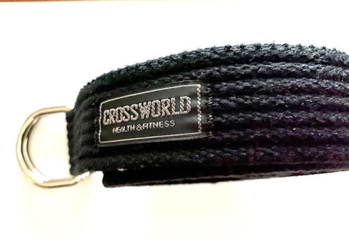 Imagem 3 de 3 de Yoga Strap Cinto Fita Para Alongamento Algodão 7 Bordas